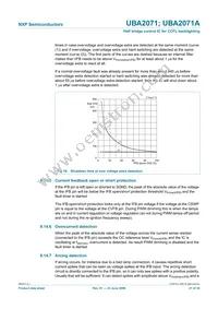 UBA2071TS/N1 Datasheet Page 21