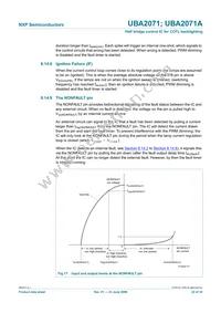 UBA2071TS/N1 Datasheet Page 22