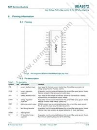 UBA2072TS/N1 Datasheet Page 3