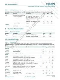 UBA2072TS/N1 Datasheet Page 16