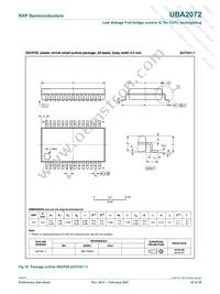 UBA2072TS/N1 Datasheet Page 22