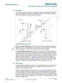 UBA2074ATS/N1 Datasheet Page 7