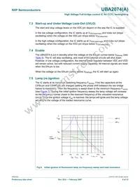 UBA2074ATS/N1 Datasheet Page 8