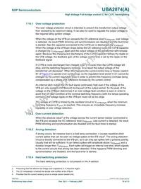 UBA2074ATS/N1 Datasheet Page 16