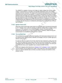 UBA2074ATS/N1 Datasheet Page 17