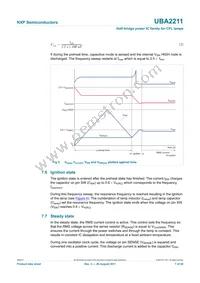 UBA2211CP/N1 Datasheet Page 7