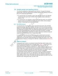 UCB1400BE Datasheet Page 16