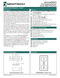 UCLAMP0551Y.TFT Datasheet Cover