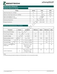 UCLAMP2512T.TCT Datasheet Page 2