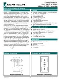 UCLAMP5011ZATFT Datasheet Cover