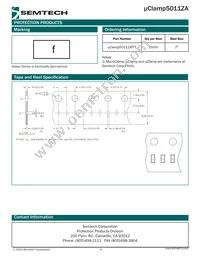 UCLAMP5011ZATFT Datasheet Page 6