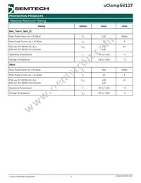 UCLAMP5612T.TNT Datasheet Page 2