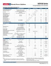 UCR100-240-T72-V-C Datasheet Page 3