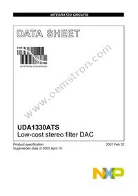 UDA1330ATS/N2 Datasheet Cover
