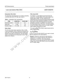 UDA1330ATS/N2 Datasheet Page 6