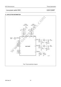 UDA1334BT/N2 Datasheet Page 16