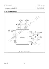 UDA1334BTS/N2 Datasheet Page 16