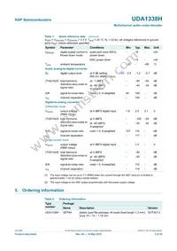 UDA1338H/N1 Datasheet Page 3