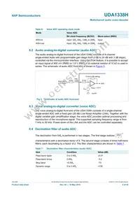 UDA1338H/N1 Datasheet Page 8