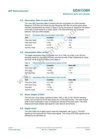 UDA1338H/N1 Datasheet Page 9