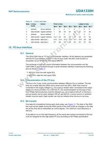 UDA1338H/N1 Datasheet Page 19