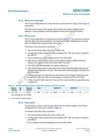 UDA1338H/N1 Datasheet Page 22