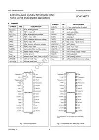 UDA1341TS/N1 Datasheet Page 6