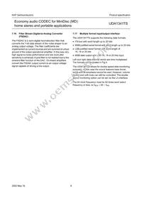 UDA1341TS/N1 Datasheet Page 9