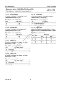 UDA1341TS/N1 Datasheet Page 16