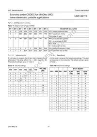 UDA1341TS/N1 Datasheet Page 17