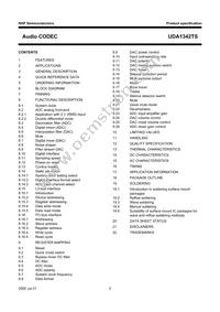 UDA1342TS/N1 Datasheet Page 2