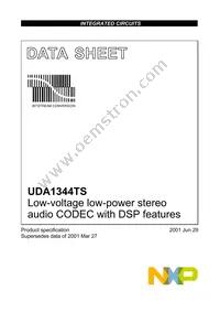 UDA1344TS/N2 Datasheet Cover