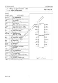 UDA1344TS/N2 Datasheet Page 5