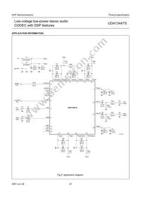 UDA1344TS/N2 Datasheet Page 21