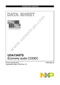 UDA1345TS/N2 Datasheet Cover