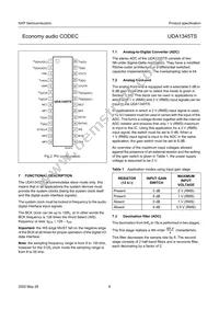 UDA1345TS/N2 Datasheet Page 8
