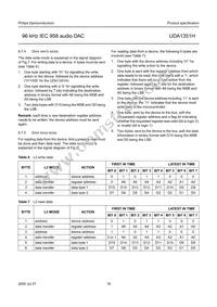 UDA1351H/N1 Datasheet Page 18