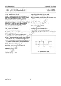 UDA1352TS/N3 Datasheet Page 23