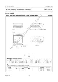UDA1361TS/N1 Datasheet Page 13