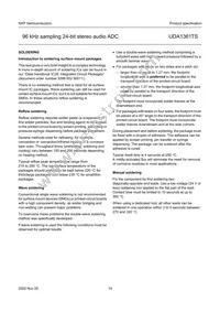 UDA1361TS/N1 Datasheet Page 14