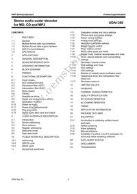 UDA1380TT/N2 Datasheet Page 2