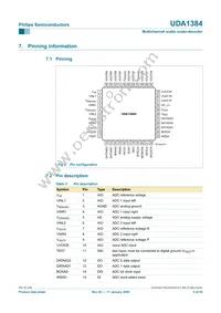 UDA1384H/N1 Datasheet Page 5