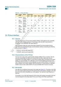 UDA1384H/N1 Datasheet Page 19