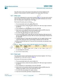 UDA1384H/N1 Datasheet Page 22