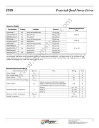 UDK2559LBTR-T Datasheet Page 2