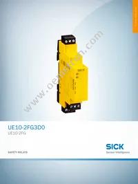 UE10-2FG3D0 Datasheet Cover