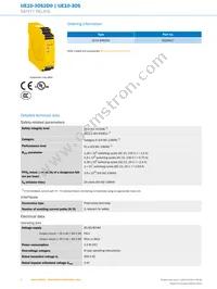 UE10-3OS2D0 Datasheet Page 2