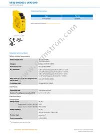 UE42-2HD2D2 Datasheet Page 2