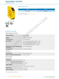 UE42-2HD3D2 Datasheet Page 2