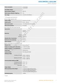 UE43-2MF2D2 Datasheet Page 3